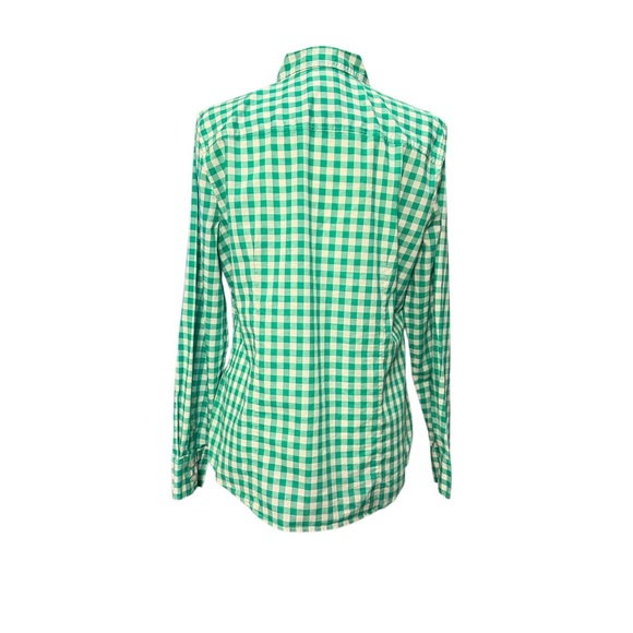 J. Crew Gingham Check Button-Down Shirt Large - Picture 5 of 9